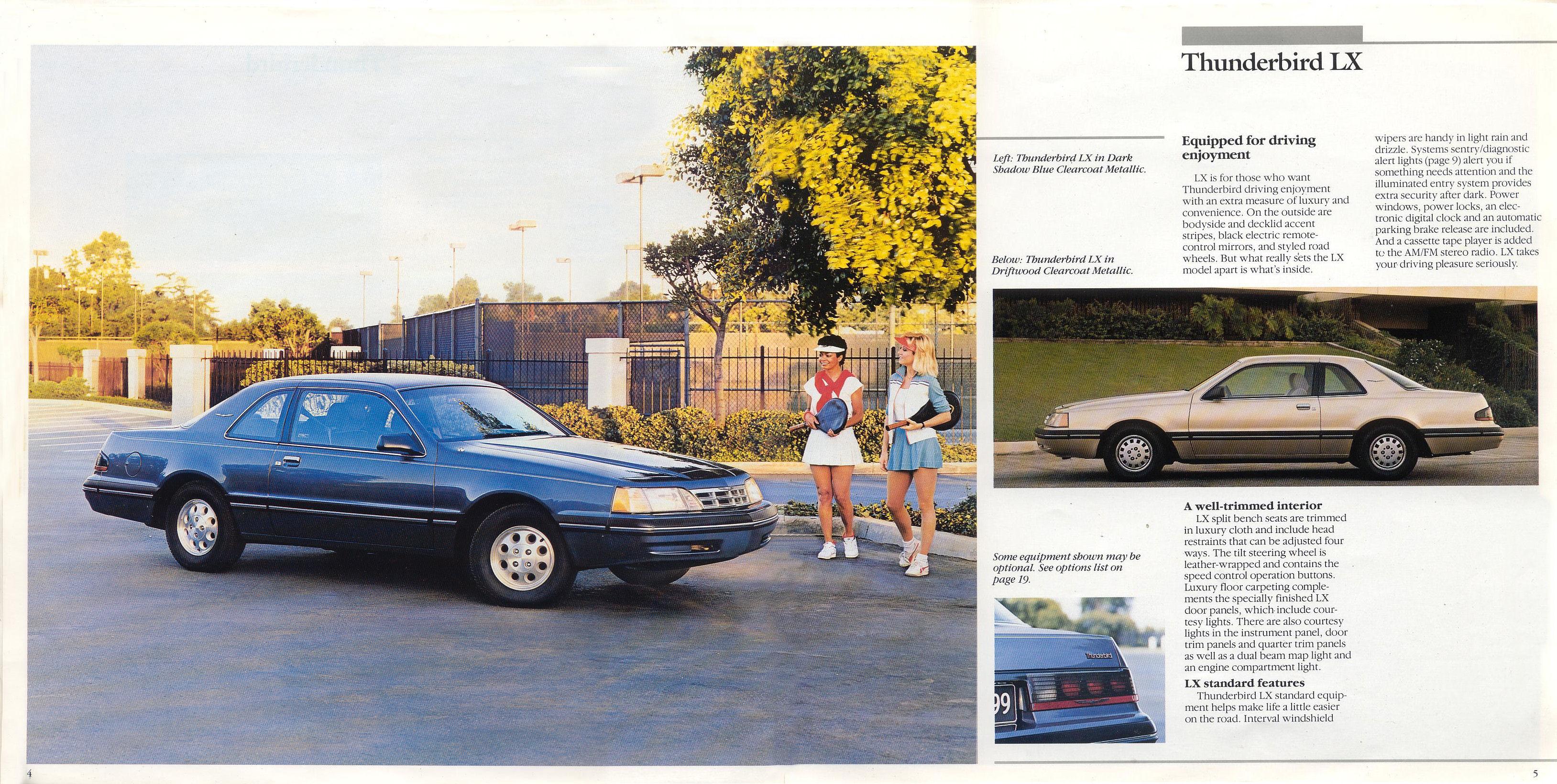 1987 Ford Thunderbird brochure
